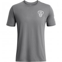 Under Armour Mens Freedom By Air T-Shirt - Heather Grey - S