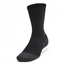 Under Armour Performance Tech 6-Pack Crew Socks - Black / Jet Grey - XL