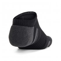 Under Armour Performance Tech 6-Pack No Show Socks - Black / Jet Grey - L