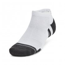 Under Armour Performance Tech 6-Pack Low Cut Socks - White / White - L