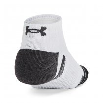 Under Armour Performance Tech 6-Pack Low Cut Socks - White / White - XL