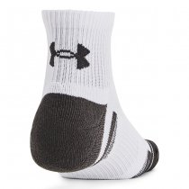Under Armour Performance Tech 6-Pack Quarter Socks - White / Jet Grey - L