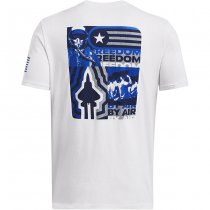 Under Armour Mens Freedom By Air T-Shirt - White - 3XL