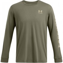 Under Armour Mens Freedom Flag Long Sleeve - Marine OD Green / Desert Sand - M