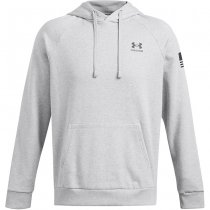 Under Armour Mens Freedom Flag Hoodie - Mod Grey Light Heather / Black - S