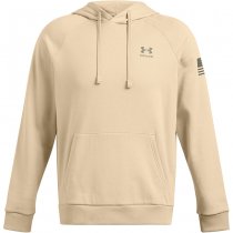 Under Armour Mens Freedom Flag Hoodie - Desert Sand / Olive - 3XL