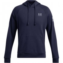 Under Armour Mens Freedom Flag Hoodie - Navy Blue / Steel - 2XL