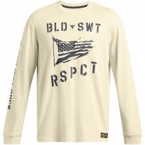 Under Armour Mens Project Rock Veterans Day Long Sleeve - Silt / Anthracite - L