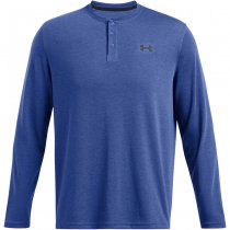 Under Armour Mens Expanse Henley - Tech Blue / Black - S