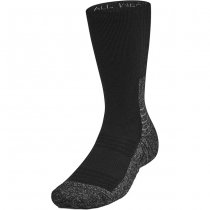 Under Armour All Weather Wool Boot Socks - Black / Anthracite / Grey - XL