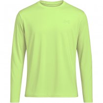 Under Armour Mens Fish Elite Long Sleeve - Sonic Yellow / White - 2XL