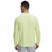 Under Armour Mens Fish Elite Long Sleeve - Sonic Yellow / White - 2XL