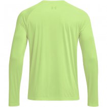 Under Armour Mens Fish Elite Long Sleeve - Sonic Yellow / White - 3XL