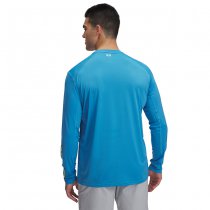 Under Armour Mens Fish Pro Chill Tackle Box Long Sleeve - Ether Blue / Sonic Yellow - S