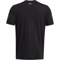 Under Armour Mens Freedom Military T-Shirt - Black / Titan Grey - L