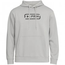 Under Armour Mens Fish Pro Terry Hoodie - Mod Grey / Black - 2XL