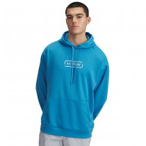 Under Armour Mens Fish Pro Terry Hoodie - Ether Blue / Halo Grey - S