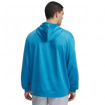 Under Armour Mens Fish Pro Terry Hoodie - Ether Blue / Halo Grey - S