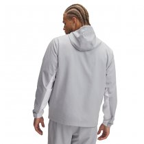 Under Armour Rival Woven Windbreaker - Mod Grey / Mod Grey / White - M