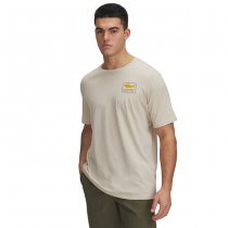 Under Armour Mens Walleye Short Sleeve - Sandstorm / Gold League - S