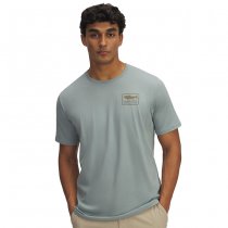 Under Armour Mens Walleye Short Sleeve - Silica Green / Coyote - M