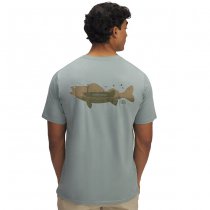 Under Armour Mens Walleye Short Sleeve - Silica Green / Coyote - M