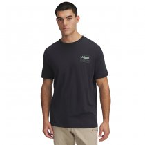 Under Armour Mens Bass Short Sleeve - Anthracite / Silica Green - L