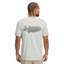 Under Armour Mens Bass Short Sleeve - Hydro Green / Silica Green - XL