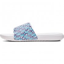 Under Armour Ansa Graphic Slides - White / Blue - 14