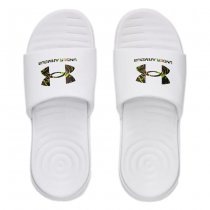 Under Armour Ansa Graphic Logo Slides - White - 8