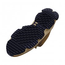 Under Armour Mens Micro G Strikefast Mid Tactical Shoes - Brown / City Khaki / Navy Blue - 8