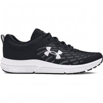 Under Armour Mens Charged Assert 10 Running Shoes - Black / White - 11