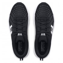 Under Armour Mens Charged Assert 10 Running Shoes - Black / White - 8