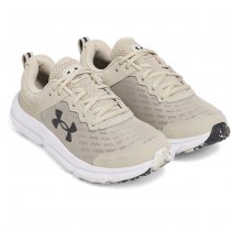 Under Armour Mens Charged Assert 10 Running Shoes - Khaki Base / Khaki Base / Black - 7
