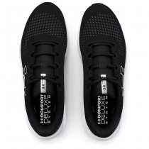 Under Armour Mens Charged Pursuit 3 Big Logo Running Shoes - Black / White - 12