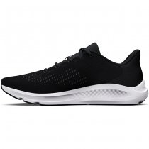 Under Armour Mens Charged Pursuit 3 Big Logo Running Shoes - Black / White - 9.5