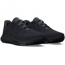 Under Armour Mens Charged Pursuit 3 Big Logo Running Shoes - Black - 8.5