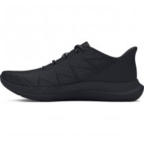 Under Armour Mens Charged Speed Swift Running Shoes - Black / Black / Black - 14