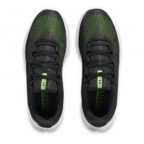 Under Armour Mens Charged Speed Swift Running Shoes - Black / Black / Hyper Green - 10.5