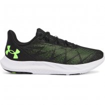 Under Armour Mens Charged Speed Swift Running Shoes - Black / Black / Hyper Green - 12
