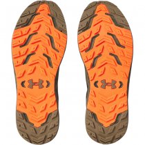 Under Armour Mens Bandit Trail 3 Running Shoes - Marine OD Green / Bayou / Ares Red - 11.5