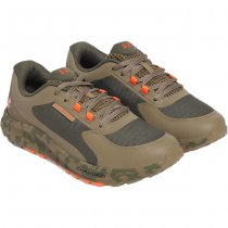 Under Armour Mens Bandit Trail 3 Running Shoes - Marine OD Green / Bayou / Ares Red - 8.5
