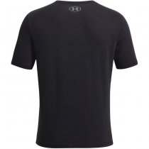 Under Armour Mens Freedom Left Chest T-Shirt - Black / Titan Grey - M
