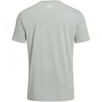 Under Armour Mens Freedom Left Chest T-Shirt - Steel Heather / White - M