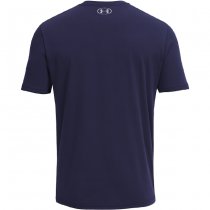 Under Armour Mens Freedom Left Chest T-Shirt - Navy Blue / Steel - S