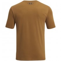 Under Armour Mens Freedom Left Chest T-Shirt - Coyote / Black - M