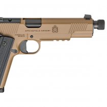 Springfield Armory 1911 Operator AOS Pistol 5.75 Inch Threaded Barrel .45 ACP - Coyote