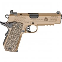 Springfield Armory 1911 TRP CC 4.25 Inch Light Rail AOS Pistol 9x19mm - Coyote