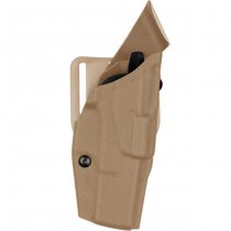 Safariland 6390 ALS Level I Mid Ride Holster STX Tactical Glock 17/22 - Coyote - Right