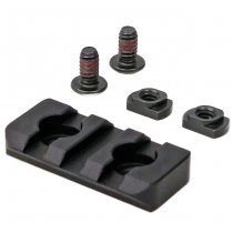 B&T Industries 3 Slots Picatinny Rail M-LOK - Black